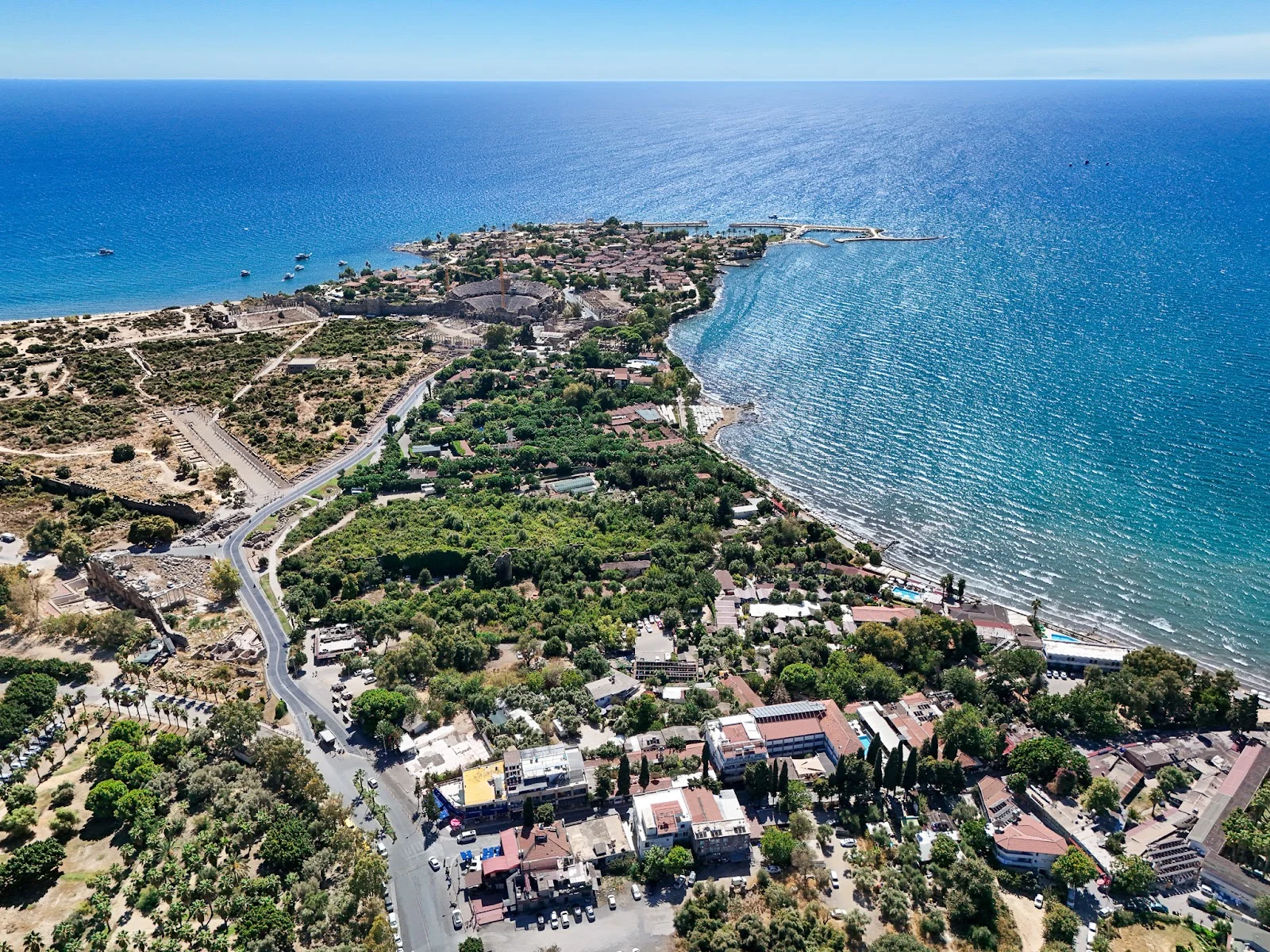 Side Antik Kenti ve Akdeniz kıyısı